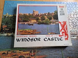 Rare Vintage Philmar  500 Piece Jigsaw Puzzle  Windsor Castle