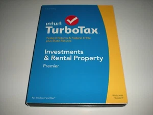 Turbotax 2014 Premier z państwem. Nowy w zapieczętowanym pudełku. Lepszy niż deluxe. - Zdjęcie 1 z 5