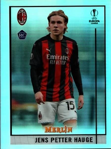 2020-21 Topps Chrome Merlin Uefa Refractor #70 Jens Petter Hauge Rookie - Picture 1 of 2