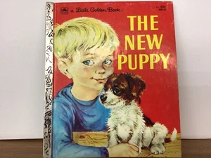 Vintage HC A Little Golden Book: The New Puppy by Kathleen Daly 1969 No. 303-55 - Picture 1 of 5