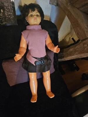 Ancienne Poupee En Plastique Baigneur Bebe Ancien SGDG 700C - Photo 1/4