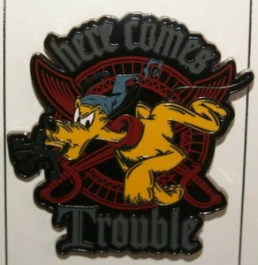Disney Pluto Here Comes Trouble Pin Pluto As A Pirate New OE Pin  - Picture 1 of 2