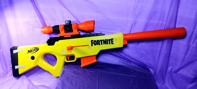 Open Box Nerf Fortnite Heavy SR Blaster Sniper Rifle Guns Boys Toy Foam  Dart Gun 195166120836