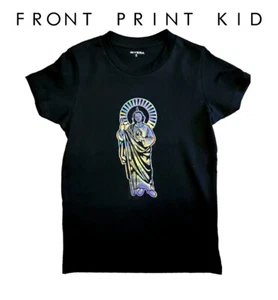 Children San Judas Tadeo T-shirt SilverH Black, Catholic Christian Tee St Jude - Picture 1 of 1