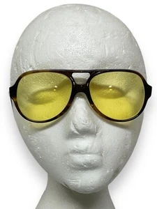 Vintage American Optical AO 580 Tortoise 52[]15 Prescription Yellow Lenses - Picture 1 of 14
