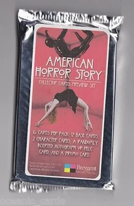 AMERICAN HORROR STORY TARJETAS COLECCIONABLES PAQUETE DE VISTA PREVIA LIMITADO AUTÓGRAFO - RELIQUIA - CONJUNTO - Imagen 1 de 2