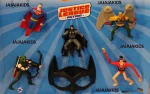 McDONALD'S 2016 DC JUSTICE LEAGUE - 7ER SET (no #5) - ON HAND - KOSTENLOSER VERSAND - Bild 1 von 2