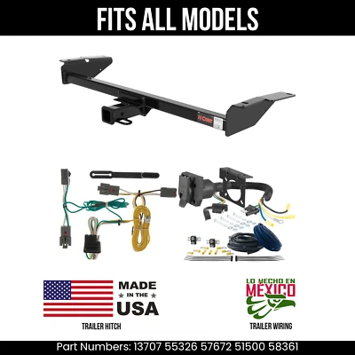 Enganche de remolque Mercury Grand Marquis 92-97 + cableado de 7 pines para todos los modelos Curt Foto 1 de 4