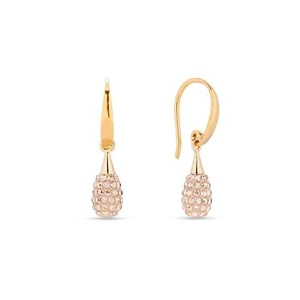 Pendientes Spark Silver Jewelry Pave Drop Golden Shadow 925/- - Imagen 1 de 1