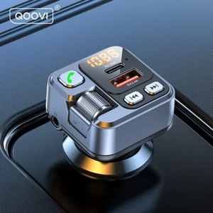 Cargador de coche doble adaptador USB tipo C PD 30W Bluetooth 5.1 FM reproductor de MP3 FR móvil - Imagen 1 de 7