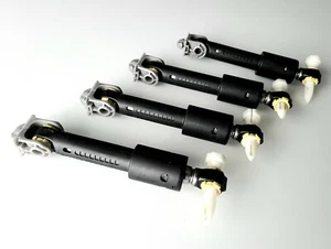 GE Washer Damper Shock Absorber WH01X10385, WPAA0014000000. Set 4 pcs + Pins - Picture 1 of 5