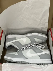 Nike Dunk Low Two Tone Grey Pure Platinum Wolf Grey UK7.5 8 8.5 9 10 11.5 - Picture 1 of 2