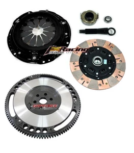 FX XTREME DUAL FRICTION CLUTCH KIT+FLYWHEEL FOR 90-91 HONDA CIVIC CRX 1.5L SOHC - Picture 1 of 4