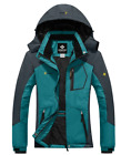 Gemyse Womens Mountain Waterproof Ski Jacketwaterproof Fleece Orange/Grey