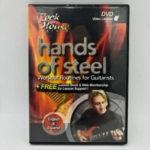 Rock House Method Hands Of Steel DVD Video Lesson Learn To Play Guitar Routines - Imagen 1 de 2