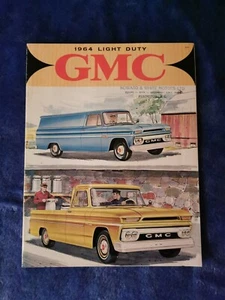 1964 GMC LIGHT TRUCKS, VANS, PANELS, SALES BROCHURE, Rare Cdn., ABSOLUTELY NOS!! - Picture 1 of 7
