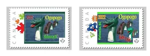 OGOPOGO - Kelowna's Lake Monster 2 x 'P" FINAL ISSUE -CDN Picture Postage - Picture 1 of 18