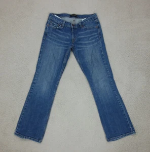 Jean Flare Taille Basse Levi's 524 Too Superlow Femme M Bleu Stonewash Coton Zip - Imagen 1 de 17