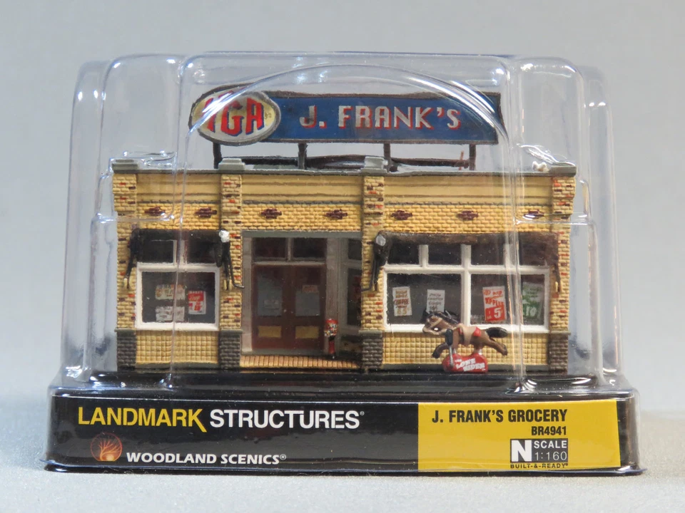 Woodland Scenics N Scale Br4941 J. Frank's IGA Grocery