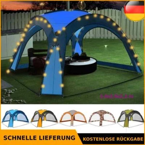 Partyzelt mit LED 4 Seitenwänden Pavillon Gartenzelt Festzelt Zelt vidaXL - Bild 1 von 79