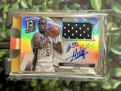 2014-15 Panini Spectra - Autographed Memorabilia #11 Dikembe Mutombo /100 - Image 1 of 2