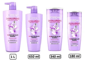 L'Oreal Paris Hyaluron 72H Moisture Filling Shampoo For Dry & Dehydrated Hair - Picture 1 of 21
