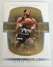 2004-05 FLEER GENUINE ALEX ENGLISH #ED 8/19 # 107 SOUTH CAROLINA GAMECOCKS