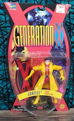 FIGURA DE ACCIÓN VINTAGE 1995 JUBILEE GENERATION X TOY BIZ NUEVO SELLADO X-MEN MARVEL Foto 1 de 4