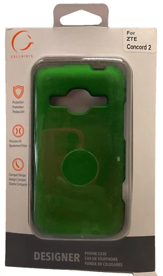 Cellairis Designer Phone Case for ZTE Concord 2 - Textured Green - Image 1 of 4