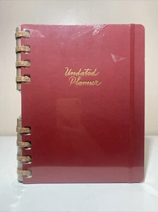 Moleskine "Ich war eine Kirsche" undatierter Wochen- & Monatsplaner, 8x10 rot mit Lesezeichen - Bild 1 von 4
