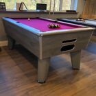 New Monte Carlo Grey Oak Slate Pool Table in 6ft or 7ft | * Faster Delivery *