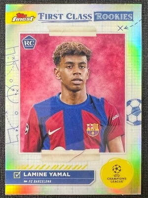 Lamine Yamal 2023-24 Topps Finest First Class Rookies RC #FR-1 Foto 1 de 2