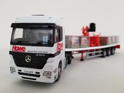 Corgi CC13804 Mercedes-Benz Actros Crane-Trailer & Brick Load - Howe & Sons NIB! - Image 1 of 4