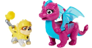 Juego de figuras de acción Paw Patrol, Rescue Knights Rubble & Dragon Blizzie - Edades 3 + - Imagen 1 de 6