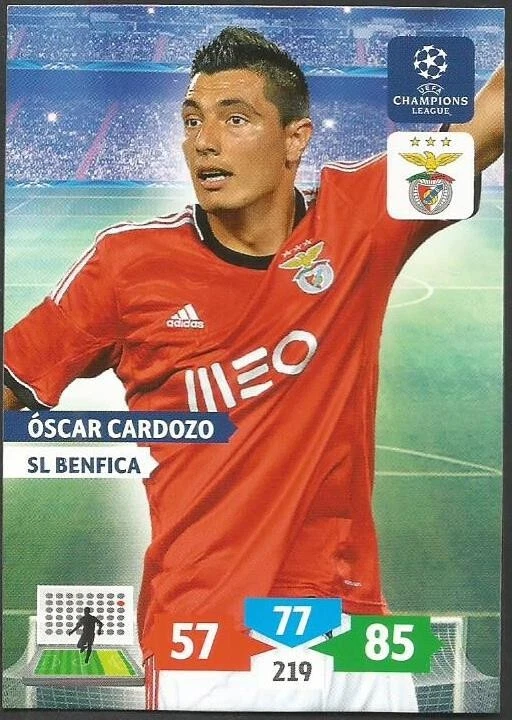 PANINI UEFA CHAMPIONS LEAGUE ADRENALYN XL-2013-14-SL BENFICA-OSCAR CARDOZO - Image 1 of 1