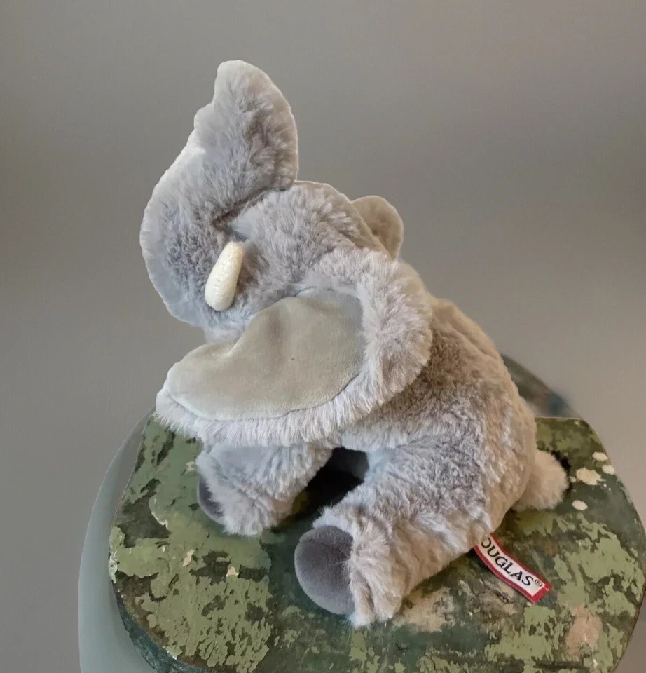 Douglas Elephant Plush 5" Mini Small Stuffed Animal Toy Very Soft - Image 1 of 4
