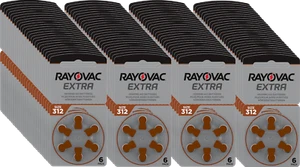 600 X Rayovac Extra Advanced Auditifs 312 312AU-6XEMF 100 Blister - Foto 1 di 6