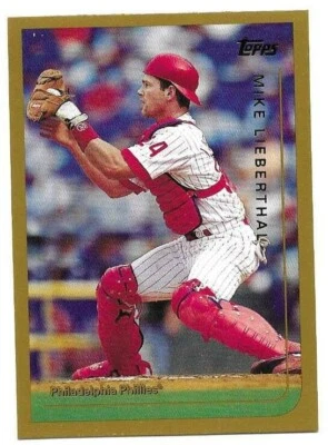 MIKE LIEBERTHAL 1999 TOPPS CARD NEAR MINT+ CONDITION - Image 1 of 2