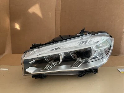 Faro delantero HID sin logotipo para BMW X5 14-18 lado izquierdo del conductor (VER DETALLES Foto 1 de 4