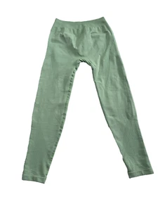 Alphalete Leggings Womens Small Green Seamless High Rise Yoga Workout Gym Pants - Picture 1 of 5