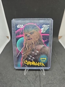 2025 Star Wars Chrome #GG-8 Galactic Graffiti Chewbacca - Bild 1 von 2