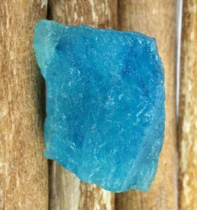 Pietra Preziosa Acquamarina Blu Acqua Brasiliana Naturale Certificata 110,85 Ct Grezza T17138 - Foto 1 di 10
