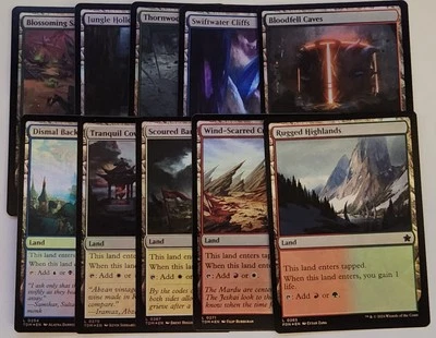 Set of LIFE GAIN Dual Lands MTG Mixed Sets NM EDH Commander REG NM - Image 1 of 2