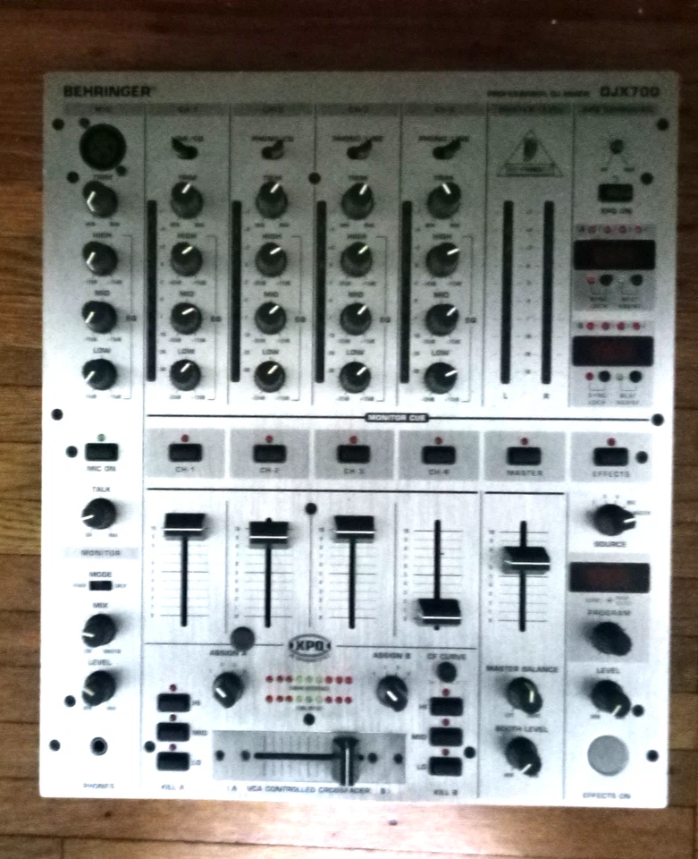 Behringer DJX700 Professional DJ Mixer 5-Channel - NO POWER CORD!!! - Image 1 of 1