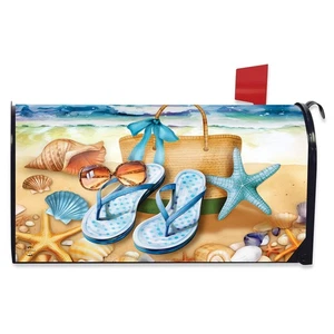 Briarwood Lane Welcome To the Beach Oversized Mailbox Cover - Picture 1 of 3