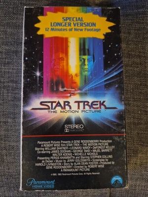 Star Trek: The Motion Picture (1980) — Special Longer Version VHS, Stereo, Color - Image 1 of 4