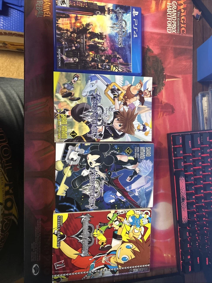 Kingdom Hearts 3 III Volume 1 2 Manga English Complete Series Yen Press - Image 1 of 4