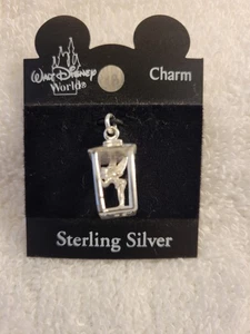 DIJE DISNEY 3-D TINKER BELL EN LINTERNA PLATA ESTERLINA MACIZA .925 *NUEVO* PANDORA - Imagen 1 de 2