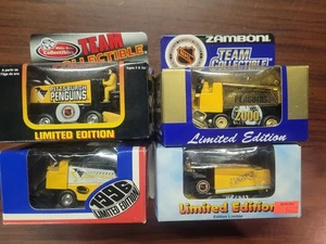 Pittsburgh Penguins 4pc lot NIB diecast Zamboni 1:64 scale 1996,1999,2000 - Picture 1 of 5