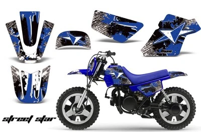 Pegatinas gráficas + #calcomanías PLT para Yamaha PW50 1990-2022 STREETSTAR U Foto 1 de 3